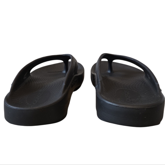OOFOS Ooriginal Black Recovery Sandals 7 - Picture 6 of 12